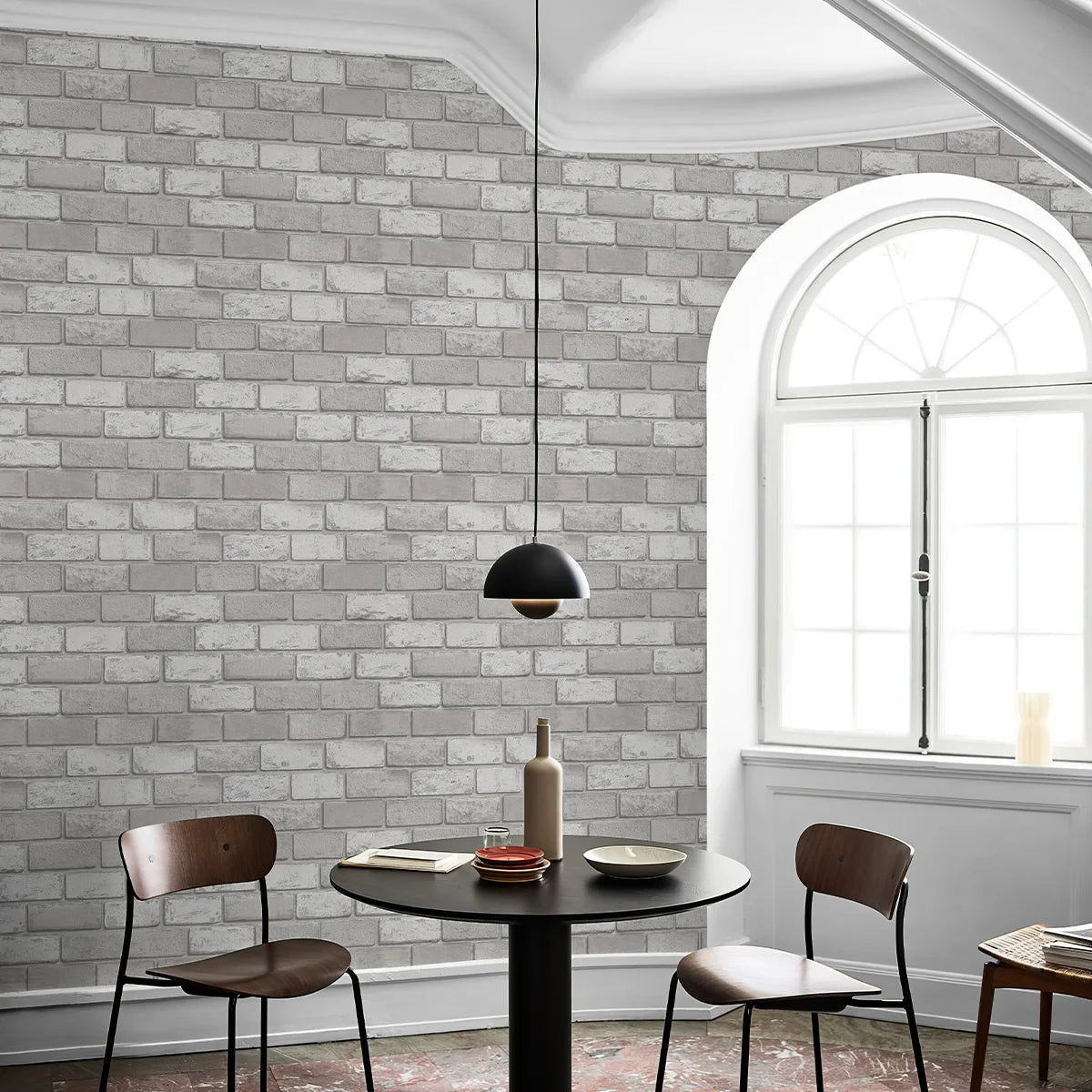 Brick Pattern Peel And Stick Waterproof Wallpaper Removable Living Room