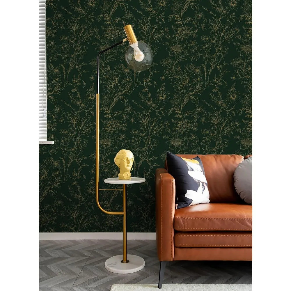 Floral Peel And Stick Wallpaper Self Adhesive Removable Vinyl Roll