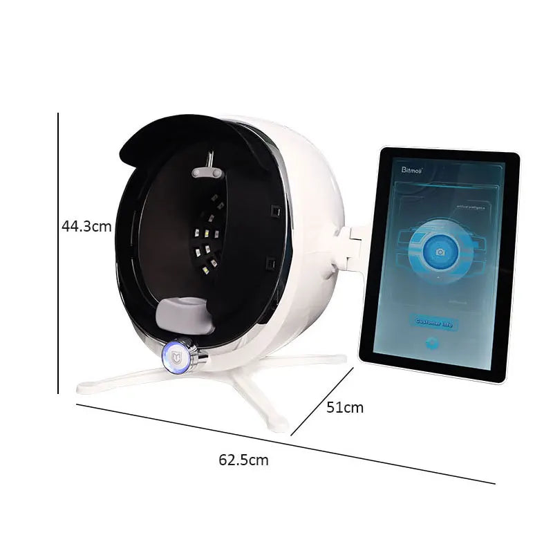 BOMP 3D Skin Scanner Facial Analyzer For Acne Pigmentation Wrinkle Analysis