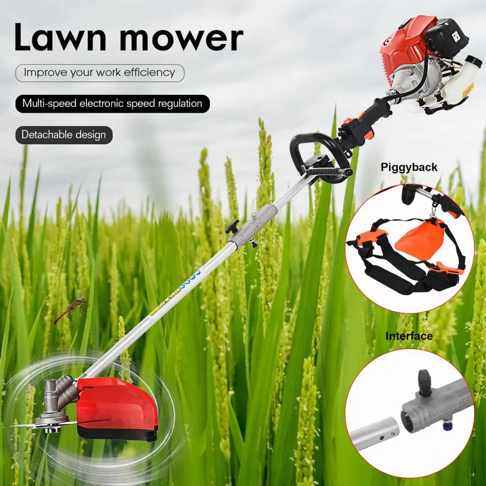 52cc Petrol FiveInOne Gas Hedge Trimmer Brush Cutter
