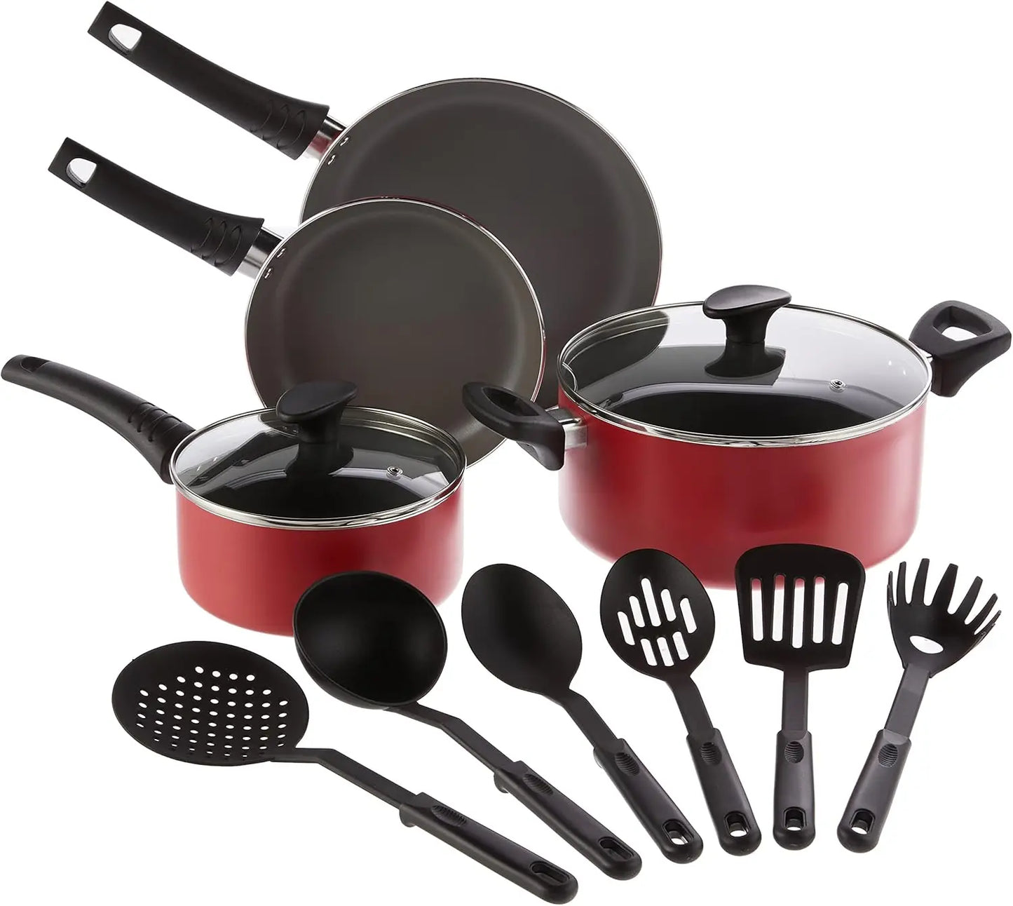 Bella Nonstick Aluminum Cookware Set PFOA Free Scratch Resistant