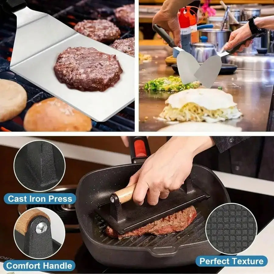 304 Stainless Steel Barbecue Master Kit With Essential Tools