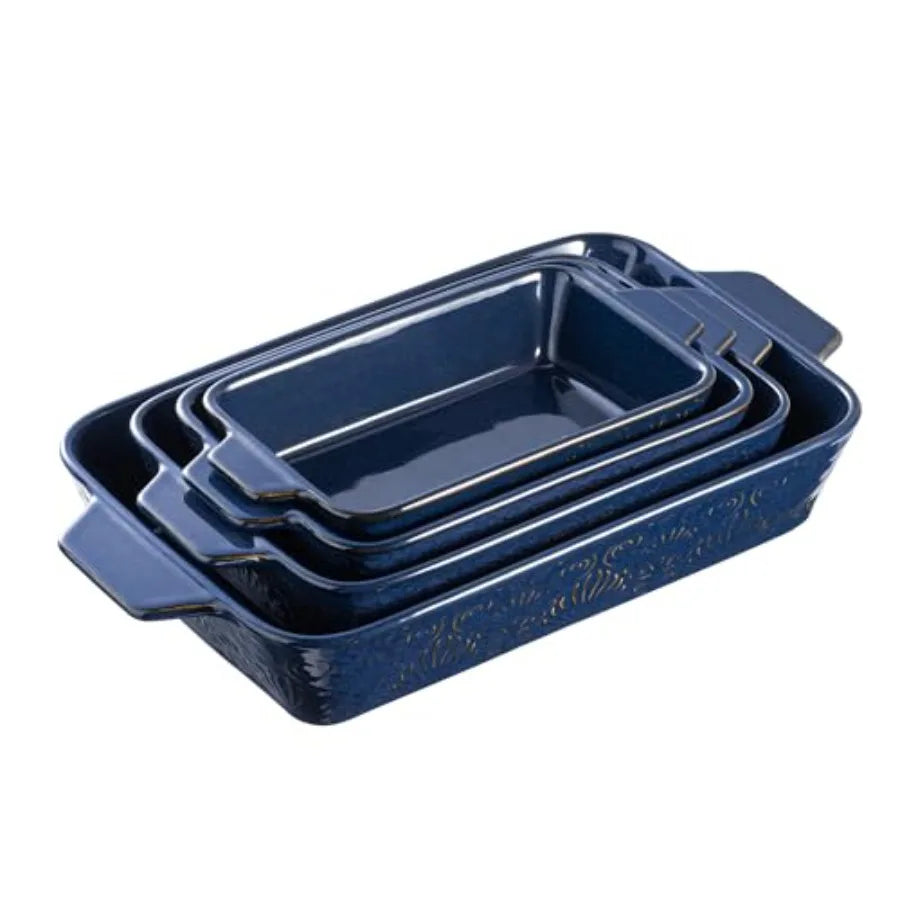 Casserole Dishes For Oven With Handles Rectangular Bakeware Set