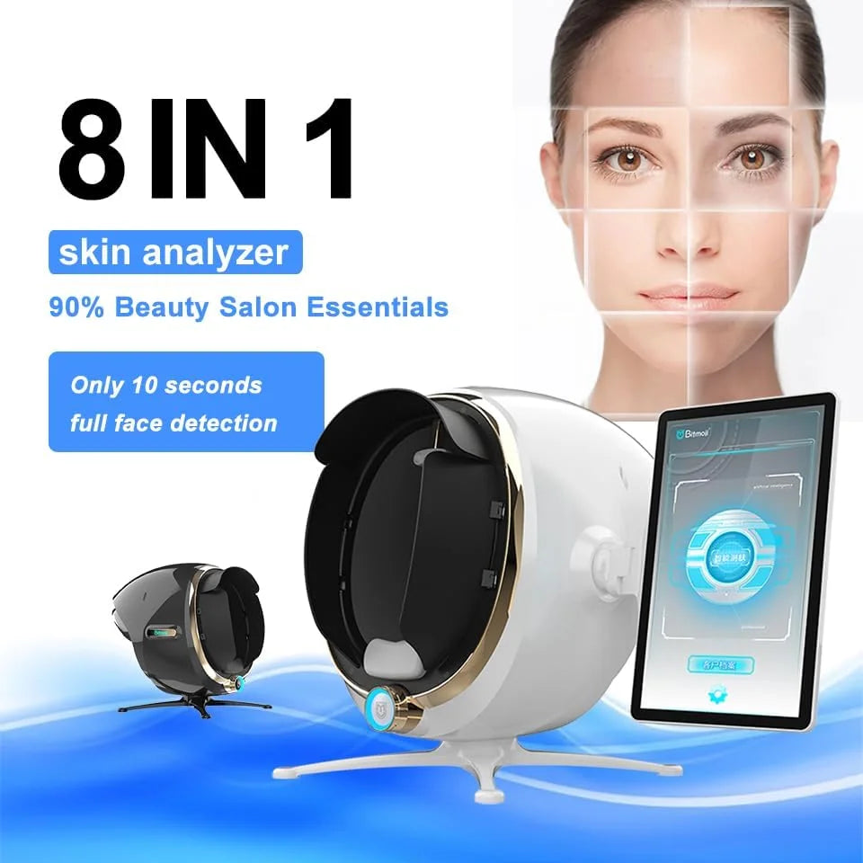 BOMP 3D Skin Scanner Facial Analyzer For Acne Pigmentation Wrinkle Analysis