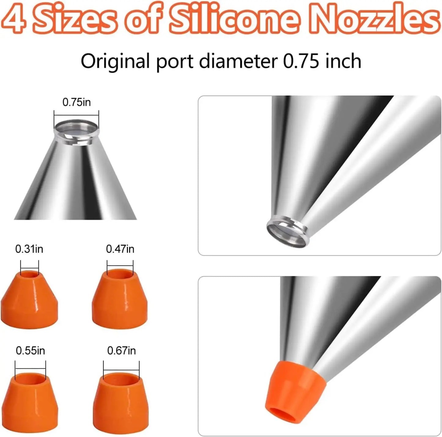 Pancake Batter Dispenser With 4 Nozzles Stainless Steel Stand