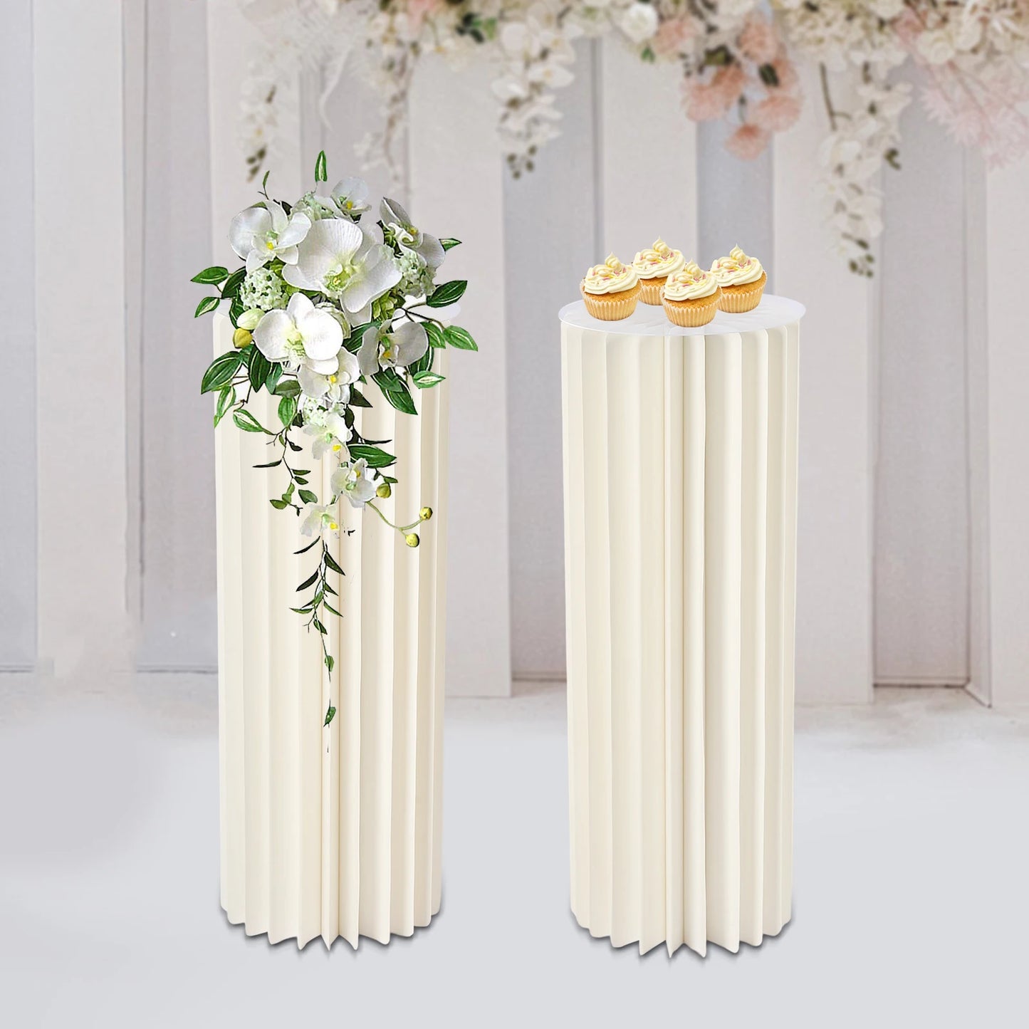 Two Piece Cardboard Wedding Centerpiece Vases For Tables