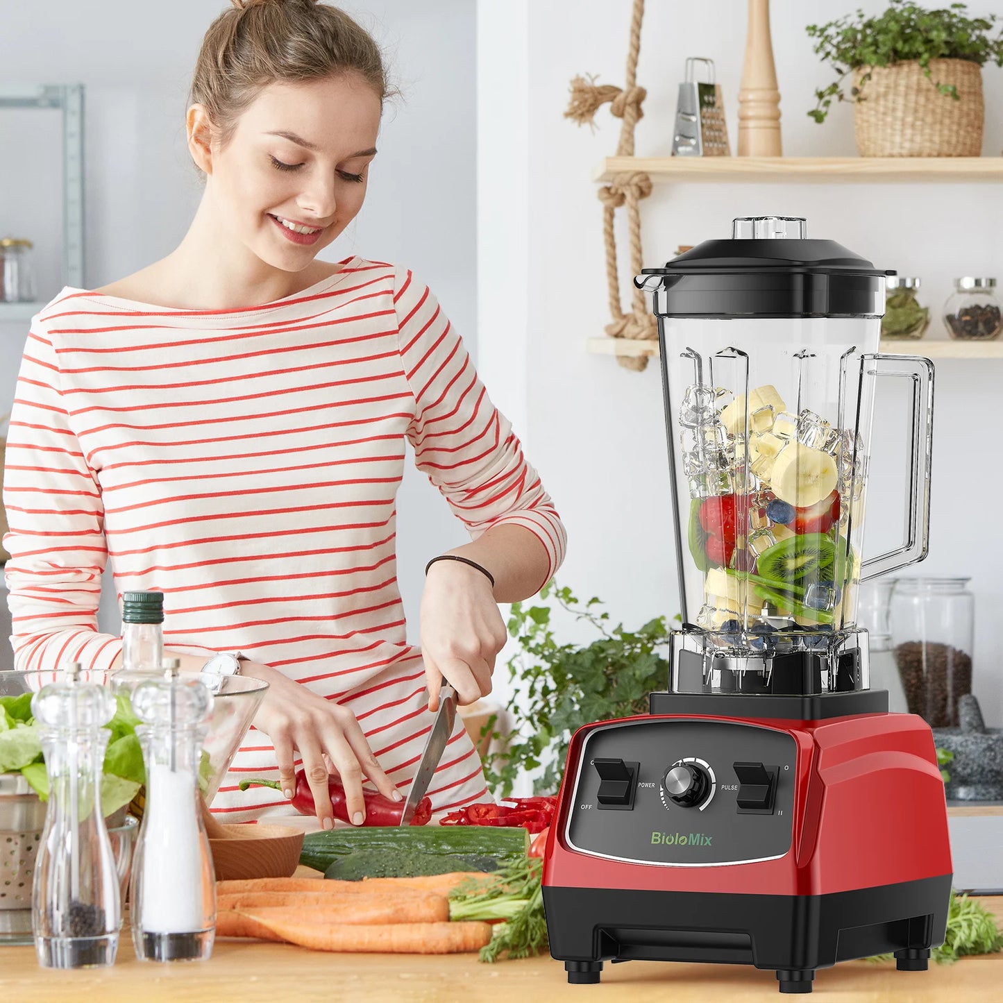 Biolomix Heavy Duty Commercial Blender Mixer Juicer For Smoothies