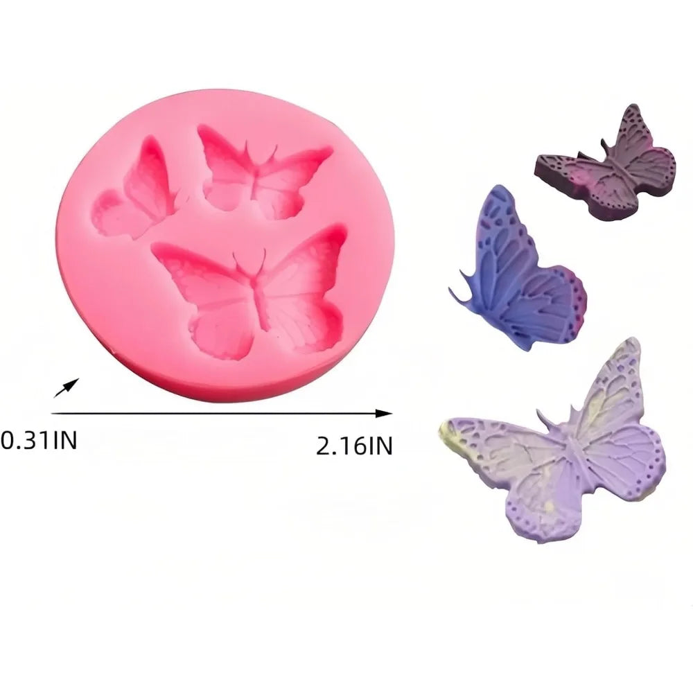 Silicone Butterfly Mold Set For Chocolate Fondant Resin