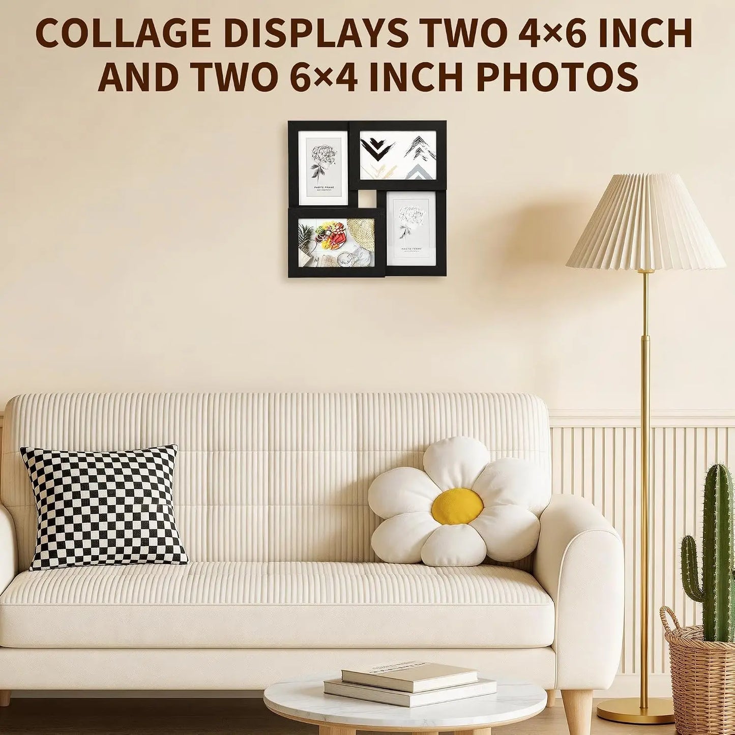 Collage Photo Frame Set Four Frames Wall Decor Living Room