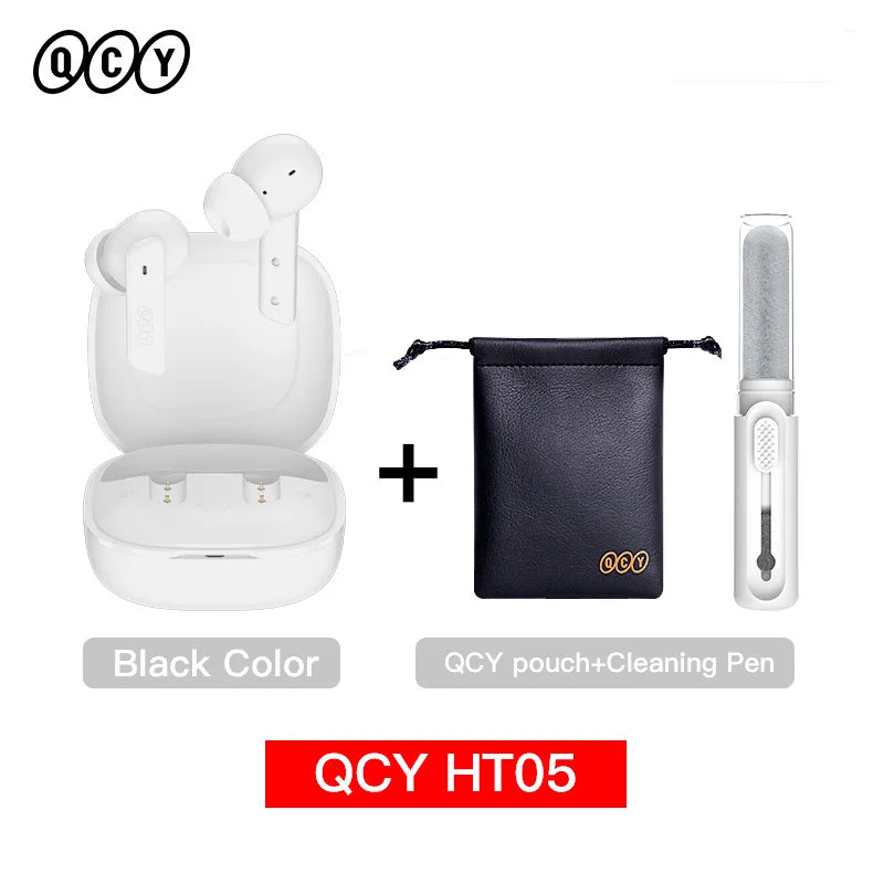 QCY HT05 ANC Wireless Earphones 40dB Noise Cancellation Bluetooth 5.2