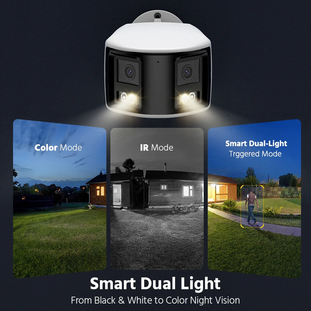 ANNKE Dual Lens 4K PoE Outdoor Security Camera Human Detection