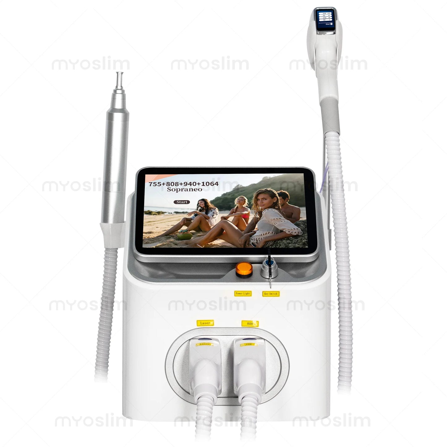 Myoslim 2 In 1 Diode Hair Removal Machine 5000W QSwitch