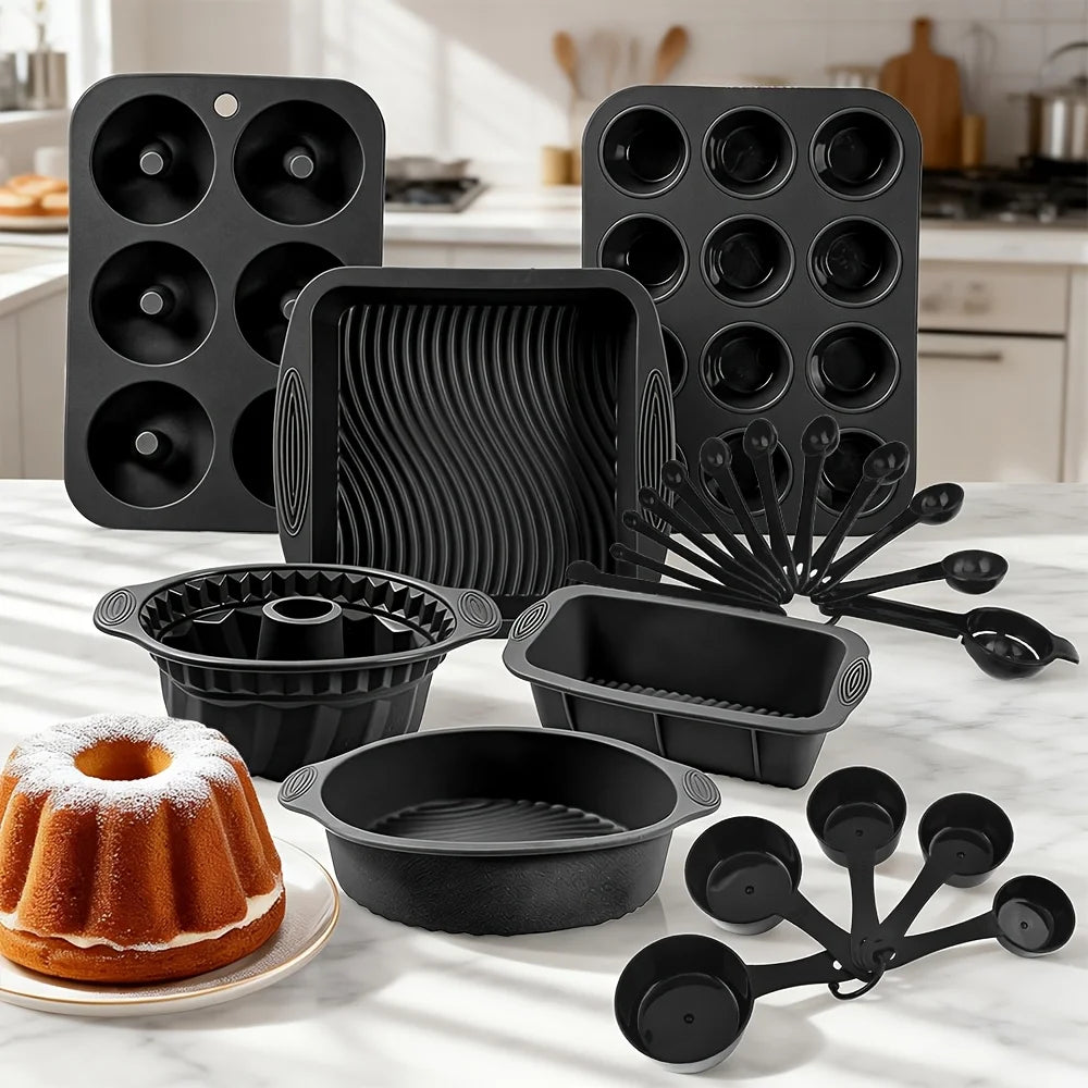 46 Piece Bakeware Set For Oven Dishes Including Pans And Sheets