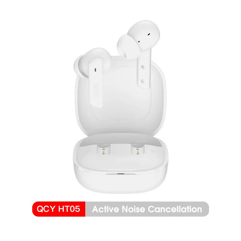 QCY HT05 ANC Wireless Earphones 40dB Noise Cancellation Bluetooth 5.2