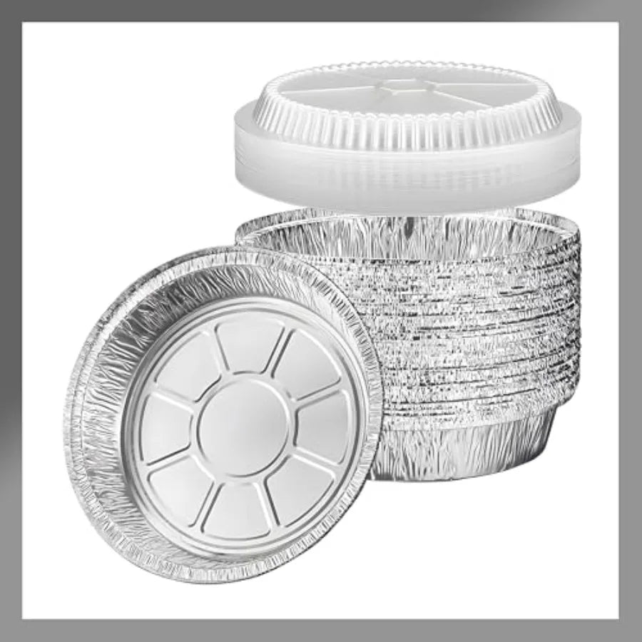 Aluminum Foil Pans With Clear Dome Lids Recyclable Containers