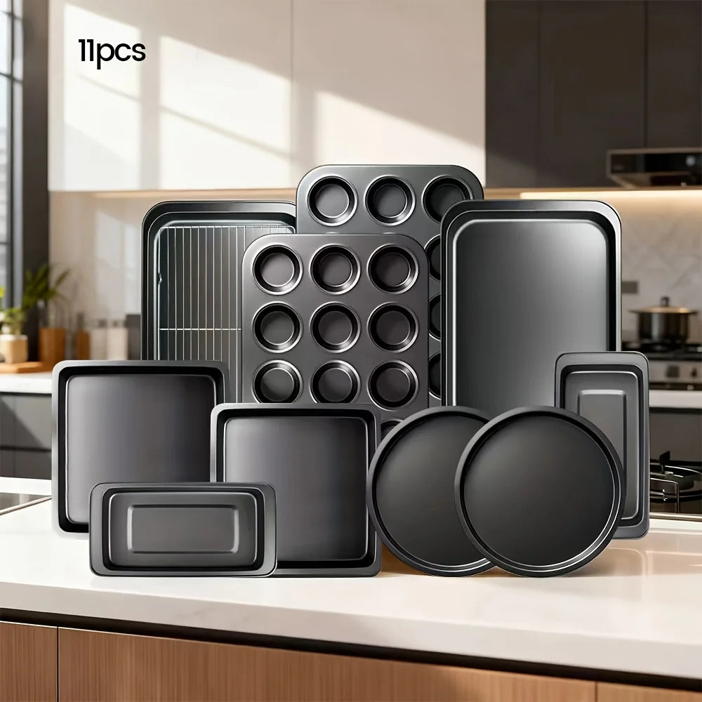 46 Piece Bakeware Set For Oven Dishes Including Pans And Sheets