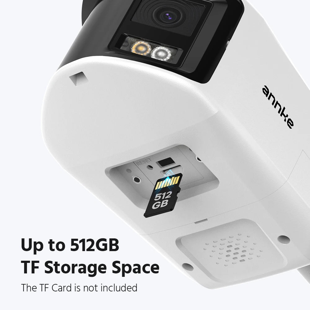 ANNKE Dual Lens 4K PoE Outdoor Security Camera Human Detection