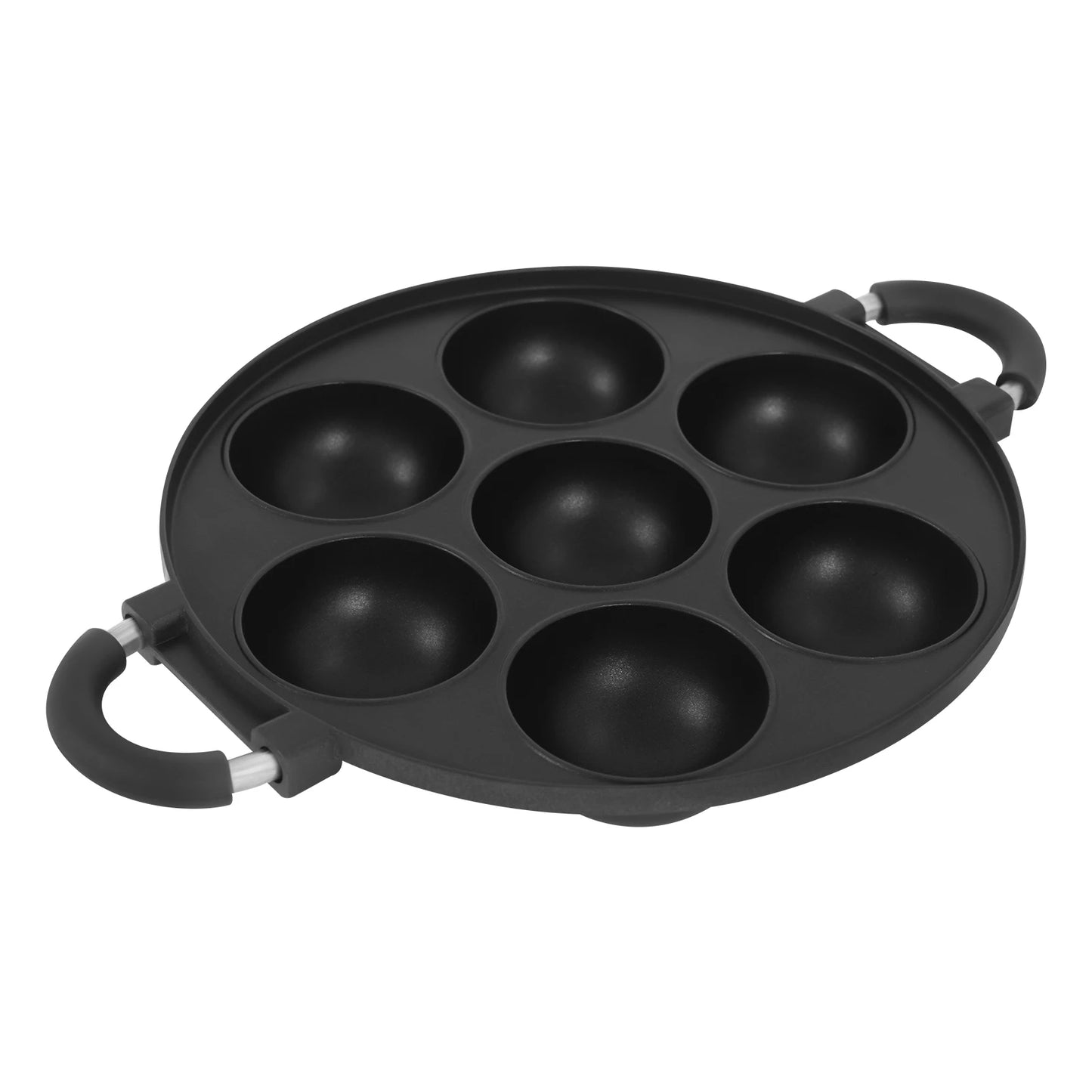 Bymaocar Takoyaki Maker Nonstick Omelette Pan Cake Mold With Handle