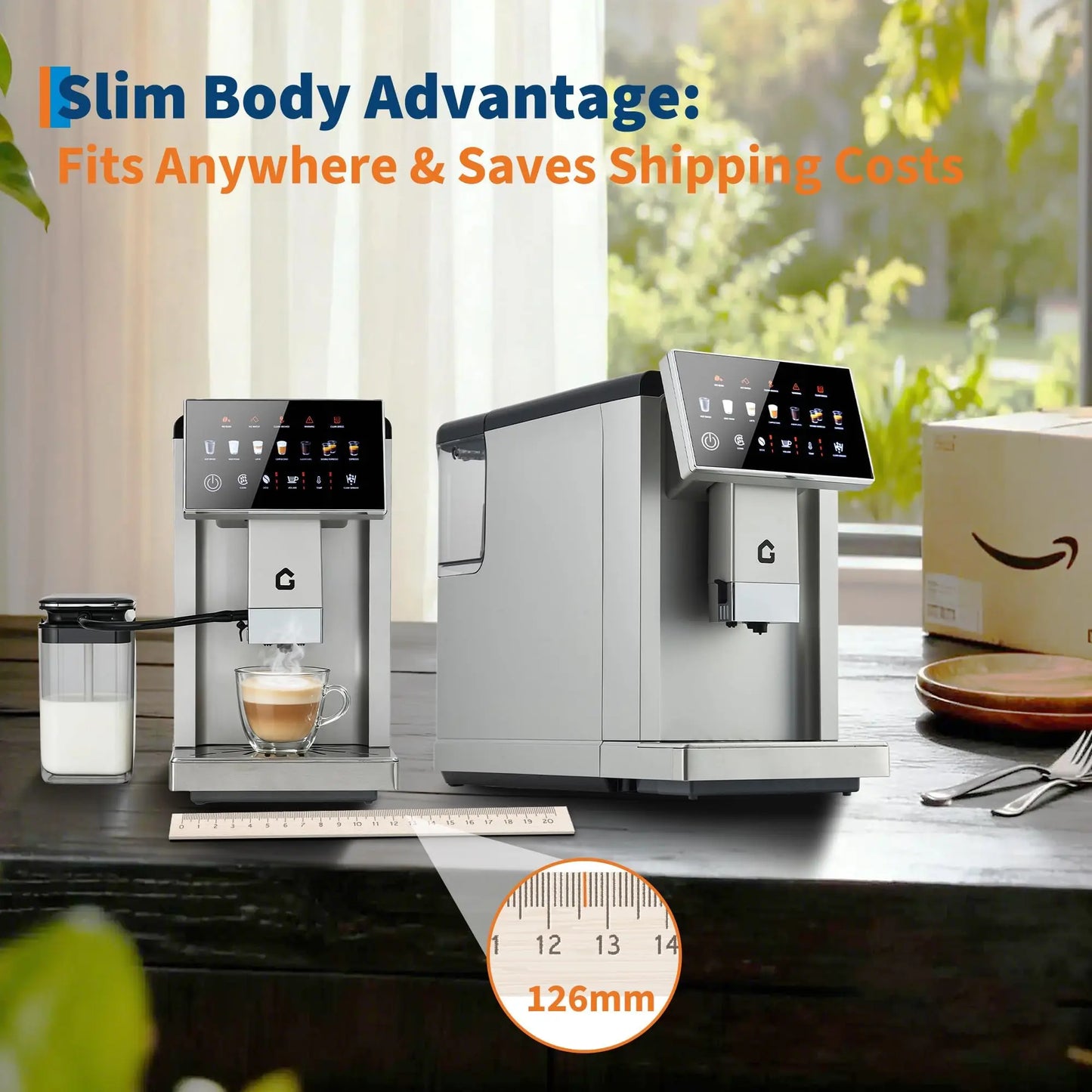 Adoolla 3rd Gen Automatic Espresso Machine With Milk Frother