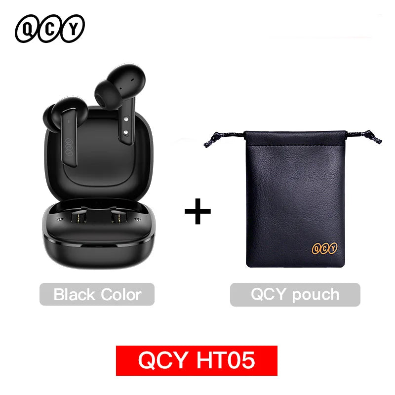 QCY HT05 ANC Wireless Earphones 40dB Noise Cancellation Bluetooth 5.2