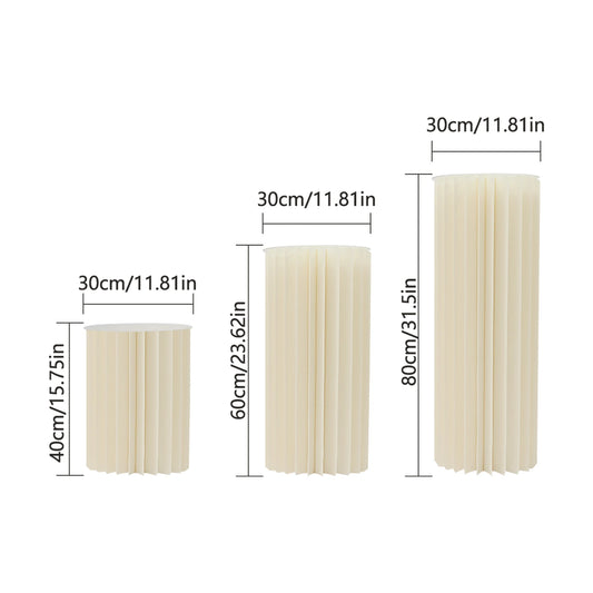 Foldable Cardboard Centerpiece Display Stand For Weddings And Parties