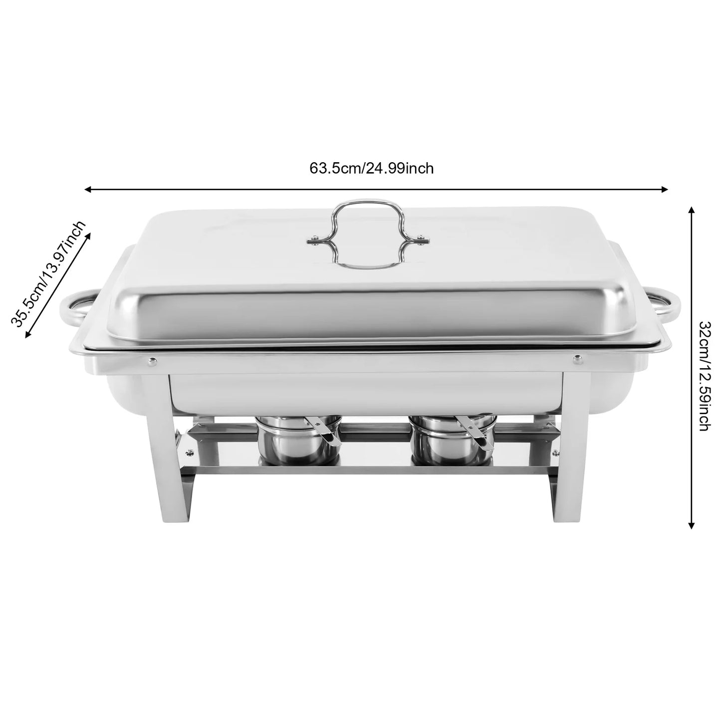 Stainless Steel Chafing Dish Buffet Set For Catering Warmer