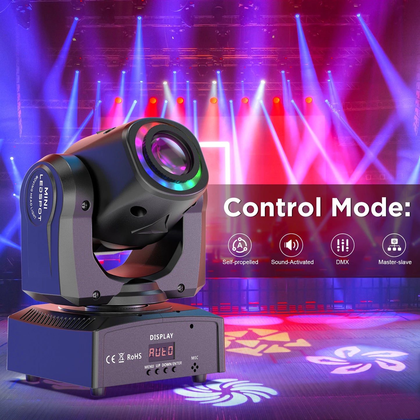 Datewink 120W LED Beam Moving Head DMX512 Stage Light