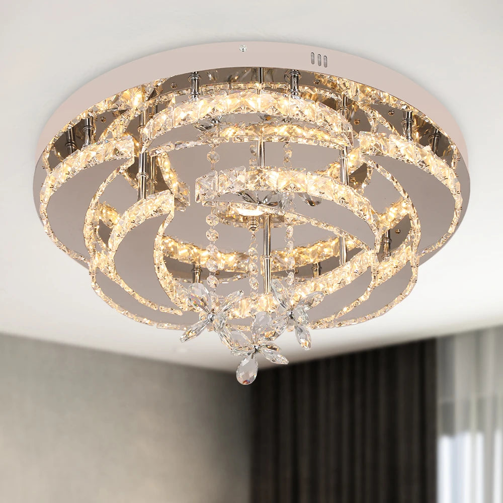 GreeLustr Luxury K9 Crystal Chandelier Ceiling Pendant Light