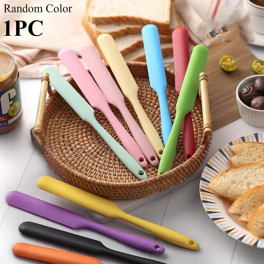 Silicone Food Scraper Utensil Nonstick Heat Resistant For Baking