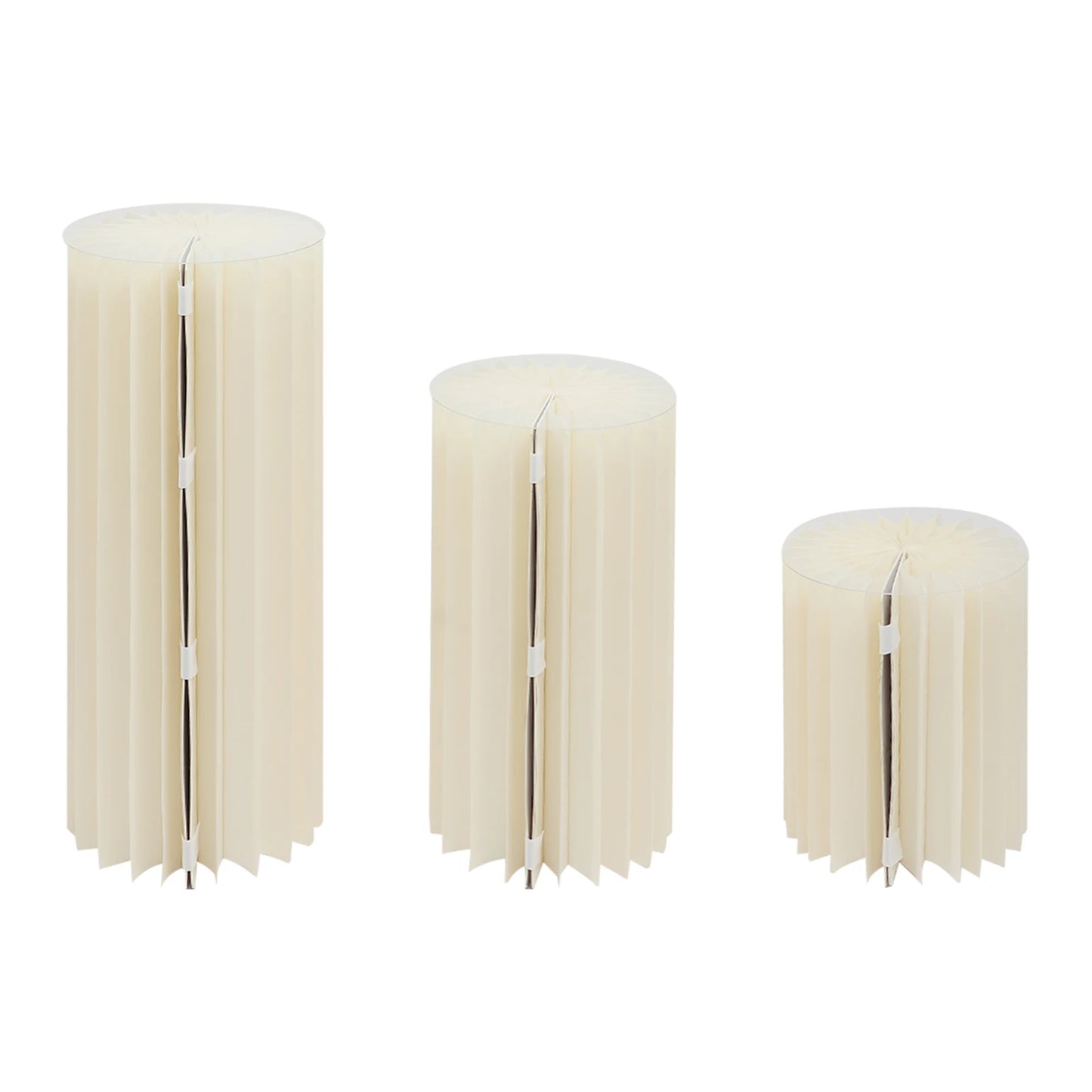 Foldable Cardboard Centerpiece Display Stand For Weddings And Parties