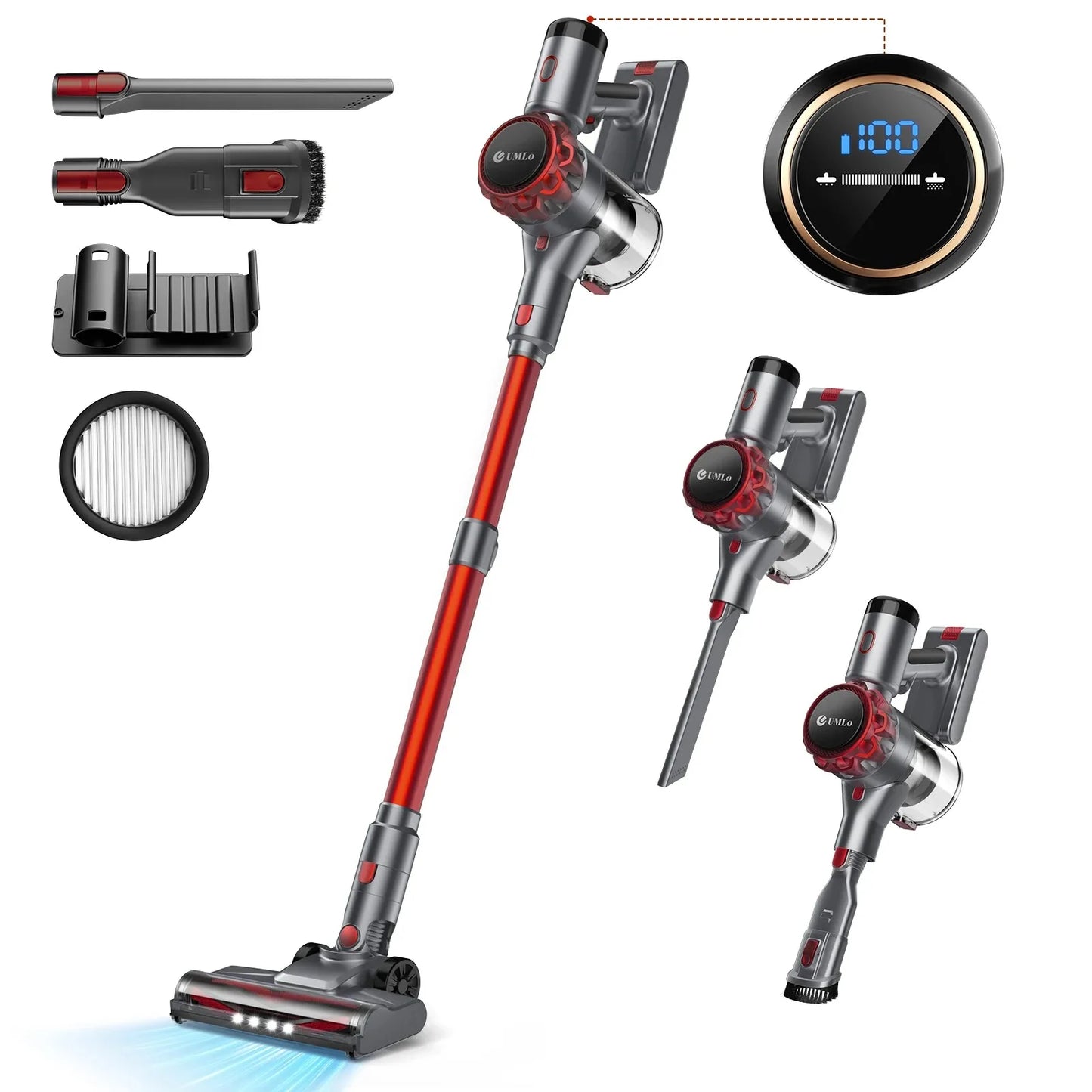INSE S3P Cordless Vacuum Cleaner 45KPa Powerful 55 Min Runtime