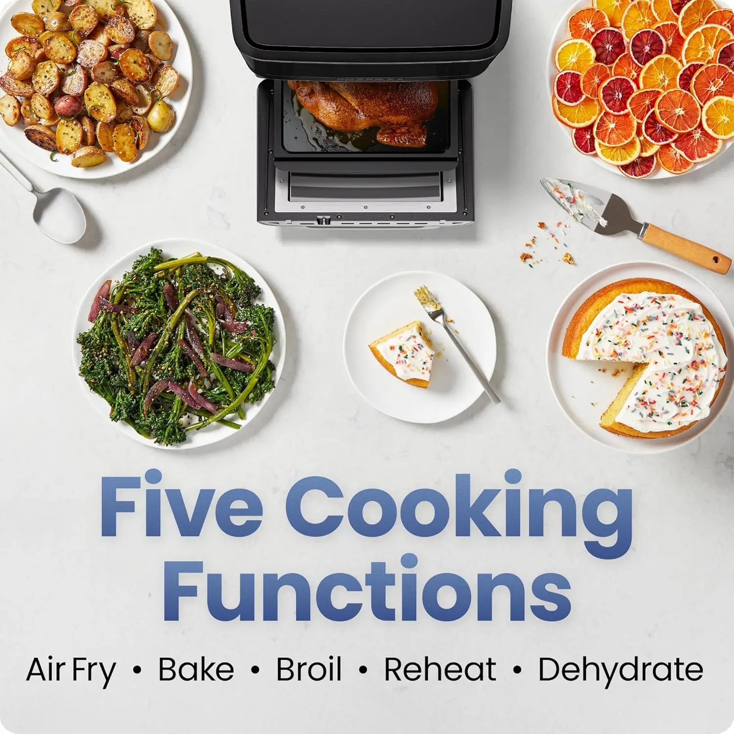 XL 14-Quart 6-In-1 Air Fryer With Touchscreen Controls