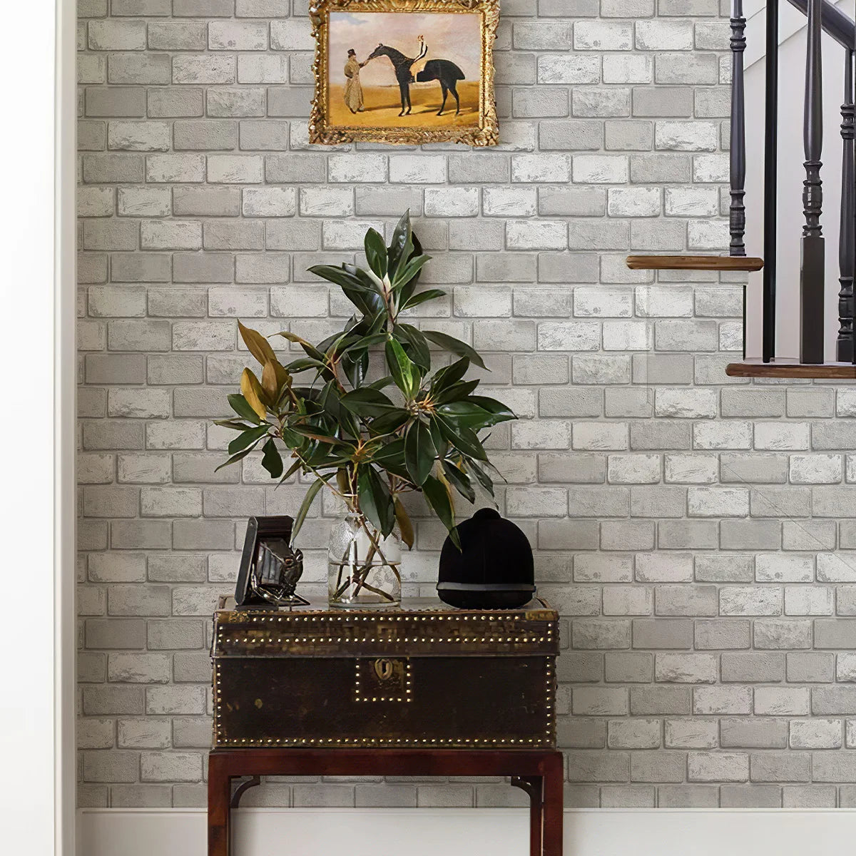 Brick Pattern Peel And Stick Waterproof Wallpaper Removable Living Room