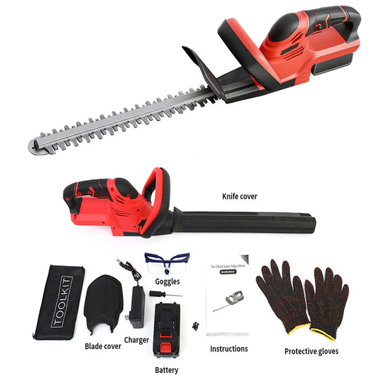 Cordless Hedge Trimmer With Battery And Charger For Yard Care
