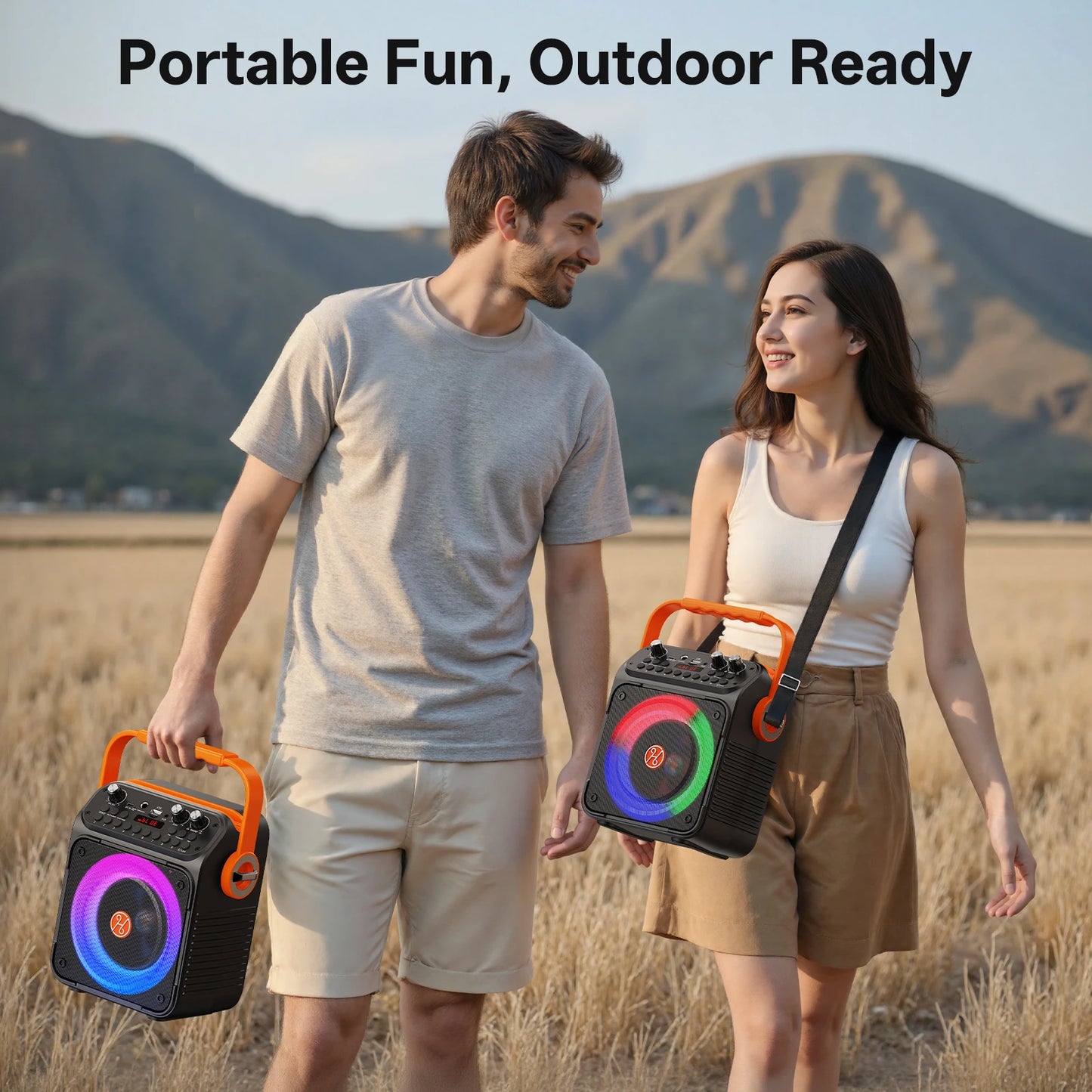 FanFun T35 High Power Karaoke Bluetooth Speaker 360 Degree Stereo