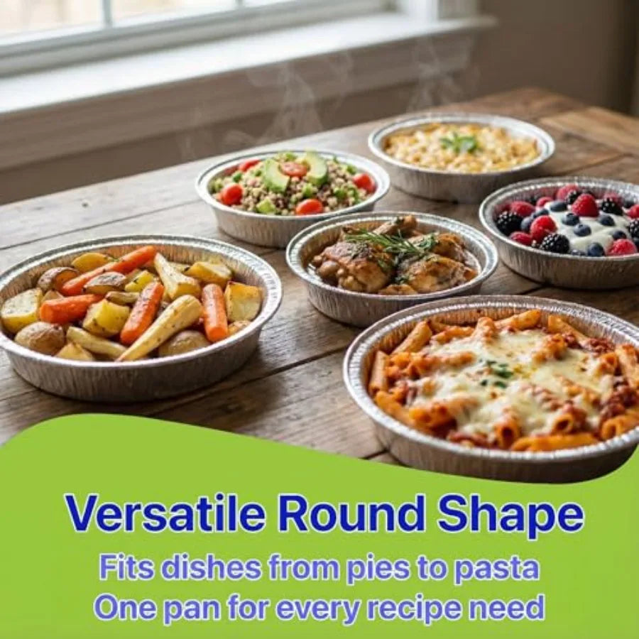 Aluminum Foil Pans With Clear Dome Lids Recyclable Containers