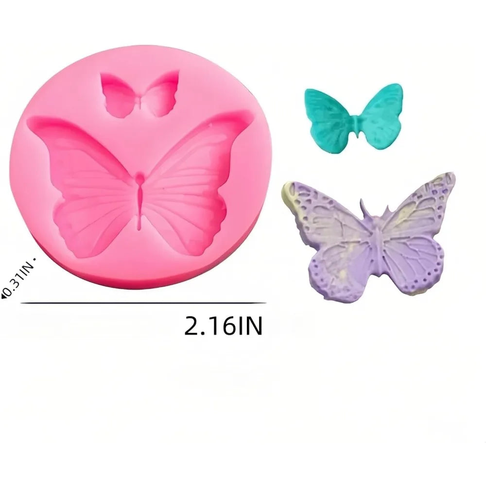 Silicone Butterfly Mold Set For Chocolate Fondant Resin
