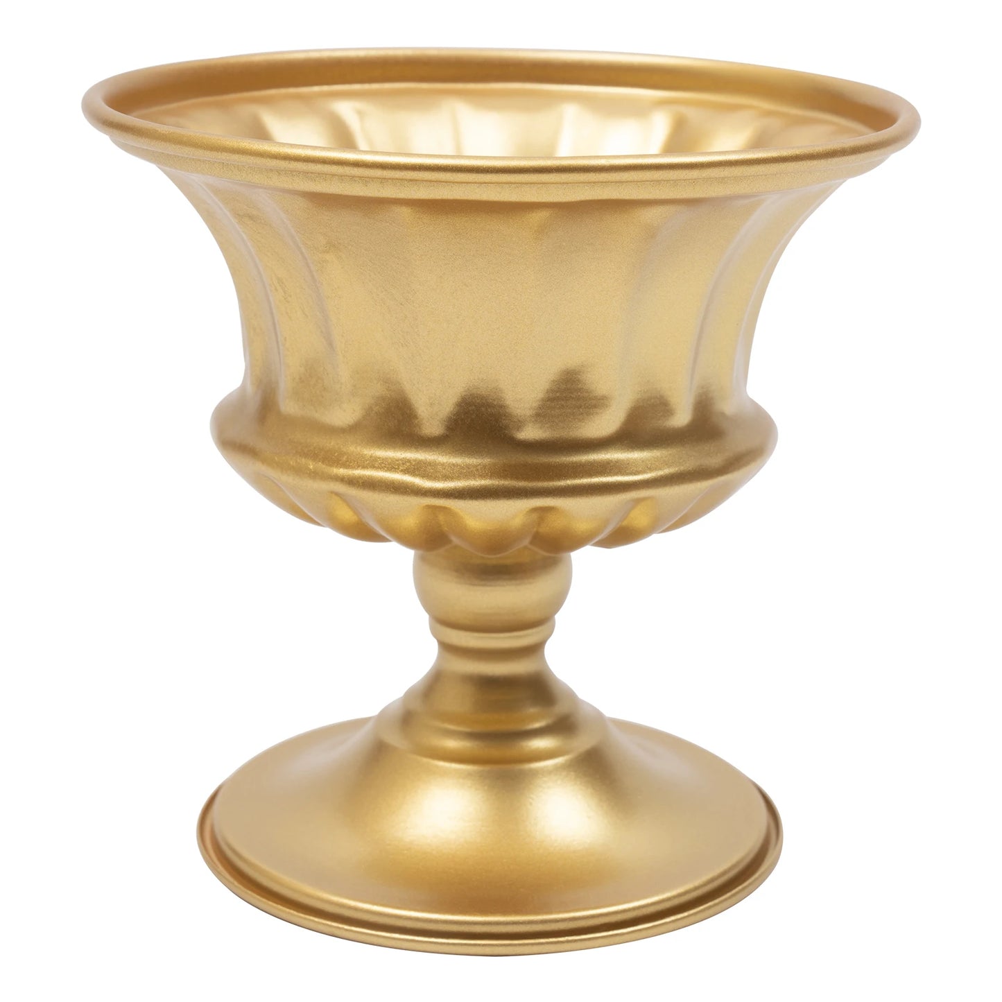 Gold Floral Vases Set Of 10 Trumpet Centerpieces For Weddings