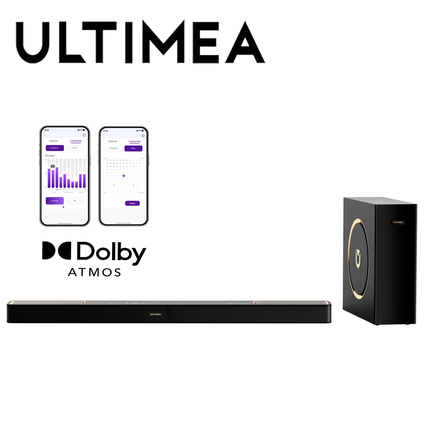 ULTIMEA Skywave F30 Soundbar 3.1.2ch 300W with Subwoofer