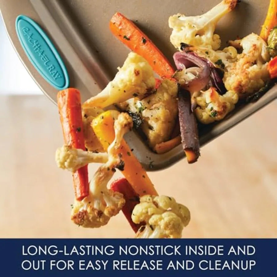 Bakeware Set With Nonstick Bread Pans And Cookie Sheets