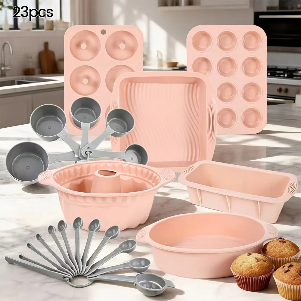 46 Piece Bakeware Set For Oven Dishes Including Pans And Sheets