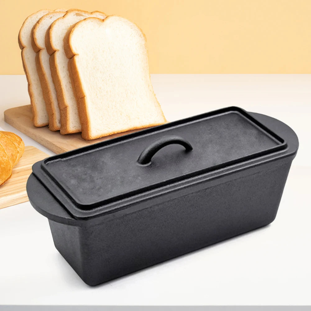 Shunmaii Rectangular Bread Pan With Lid For Oven Baking