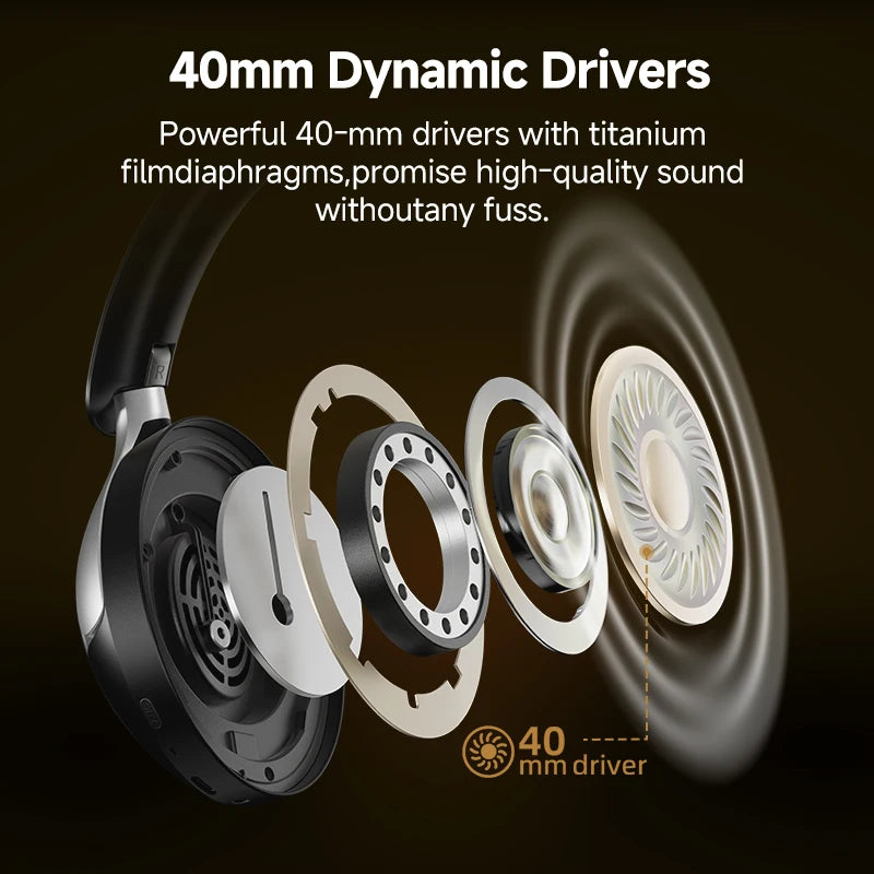 QCY H3 Pro ANC Wireless Headphones With LDAC Bluetooth 5.4