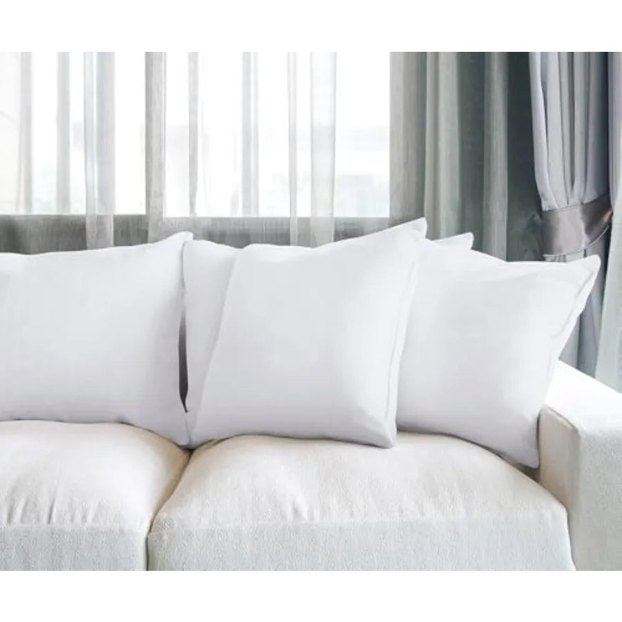 Fluffy Decorative Throw Pillows Set Of 4 Down Alternative