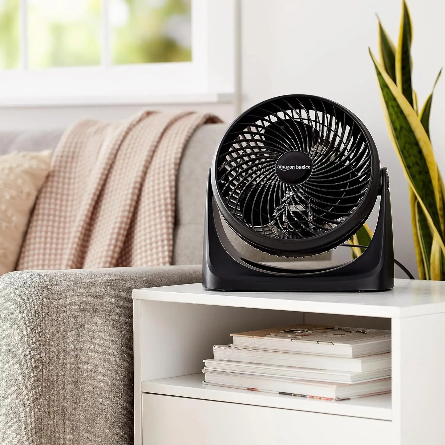 Air Circulator Desk Fan For Bedroom Office With Tilting Head