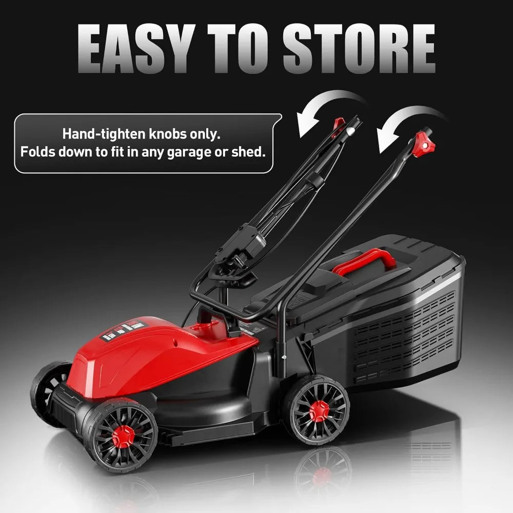 Electric Corded Lawn Mower 12 Amp Push Button Start
