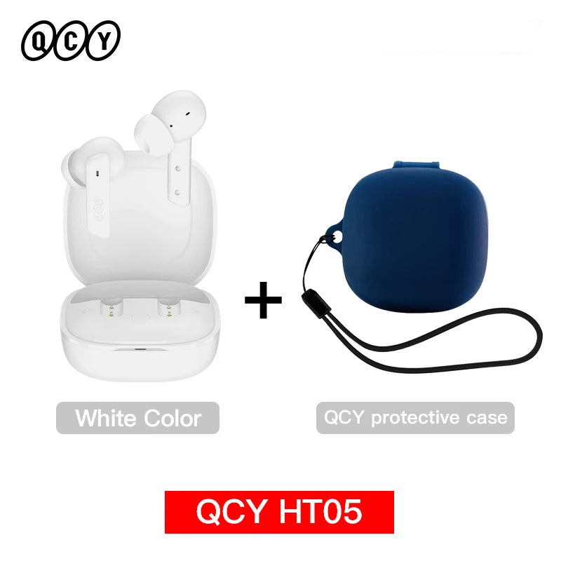 QCY HT05 ANC Wireless Earphones 40dB Noise Cancellation Bluetooth 5.2