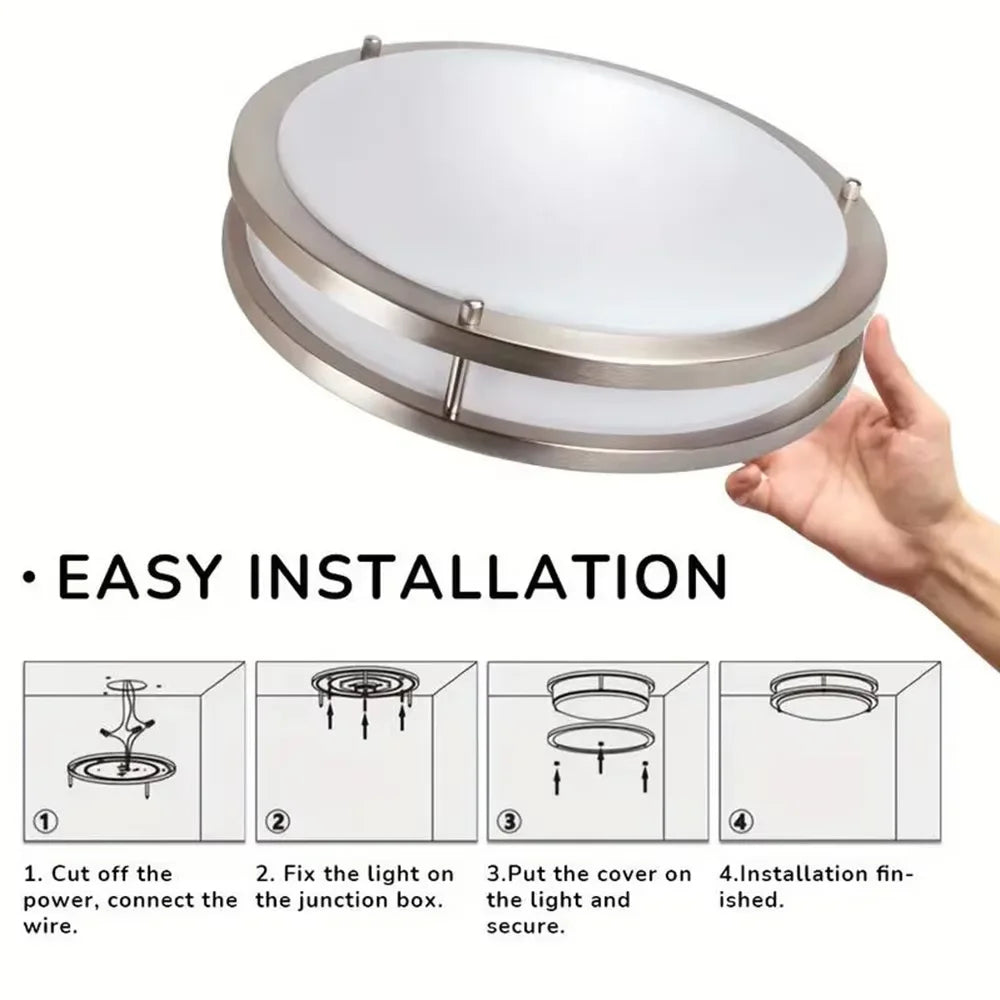 LED Ceiling Light Modern Surface Mount Fixture For Home Rooms
