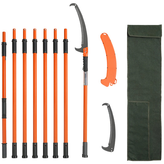 SucceBuy Telescopic Pole Saw Pruner With Sharp Steel Blade