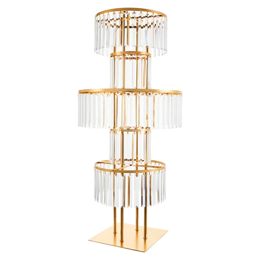 5 Tier Wedding Centerpiece Stand Acrylic Flower Vase Display